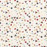 Tissu en coton Popeline petits motifs de Noël – beige clair/or,  thumbnail number 1