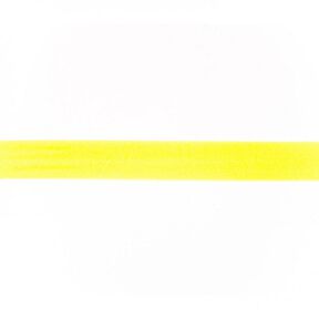 Bande à border élastique  mat [20 mm] – jaune fluo, 