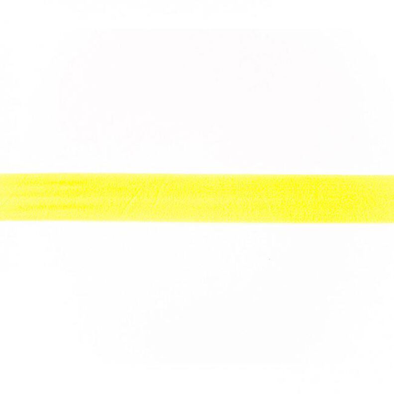 Bande à border élastique  mat [20 mm] – jaune fluo,  image number 1