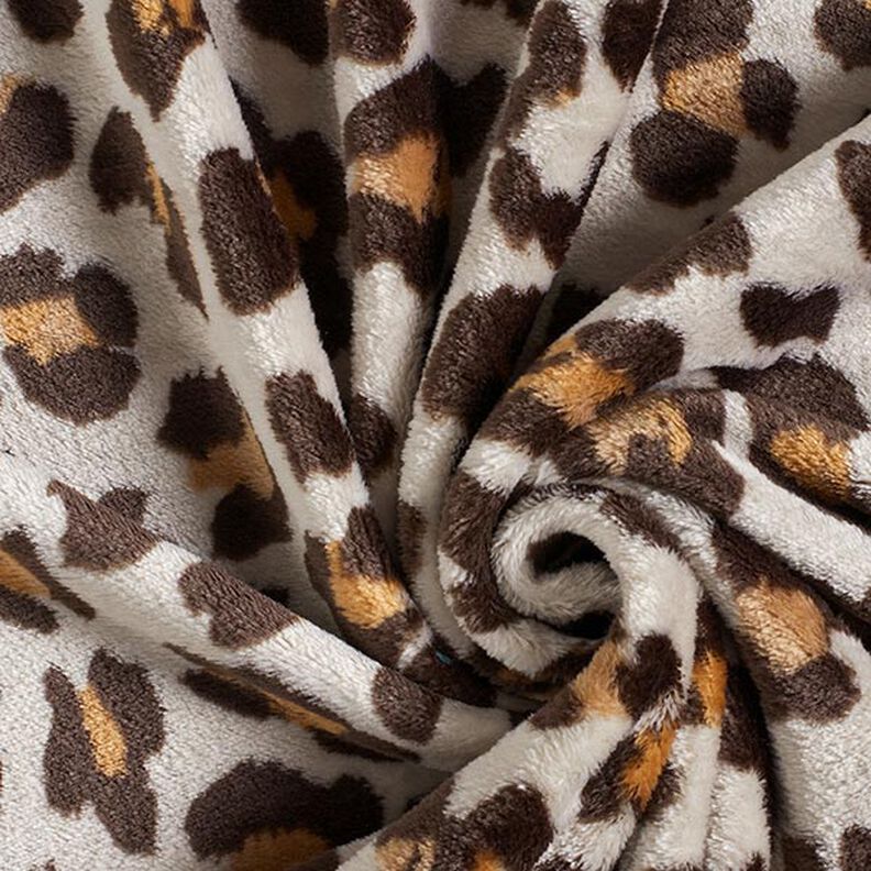 Polaire douillet Grand léopard – nature/marron noir,  image number 3