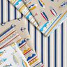 Tissu de décoration Semi-panama Ancres – bleu marine/nature,  thumbnail number 5