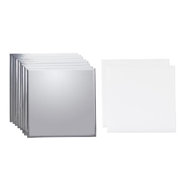 Films de transfert Cricut [ 30,5 x 30,5 cm | 8 Pièces ] – argent métallique,  image number 2