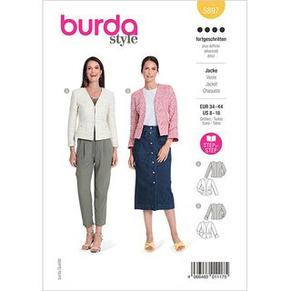 Veste  | Burda 5897 | 34-44, 
