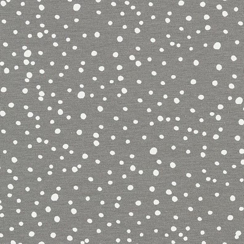 Jersey de coton Pois irréguliers – gris,  image number 1