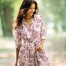 Mélange viscose lin Fleurs | Poppy Fabrics – ivoire/raisin,  thumbnail number 6