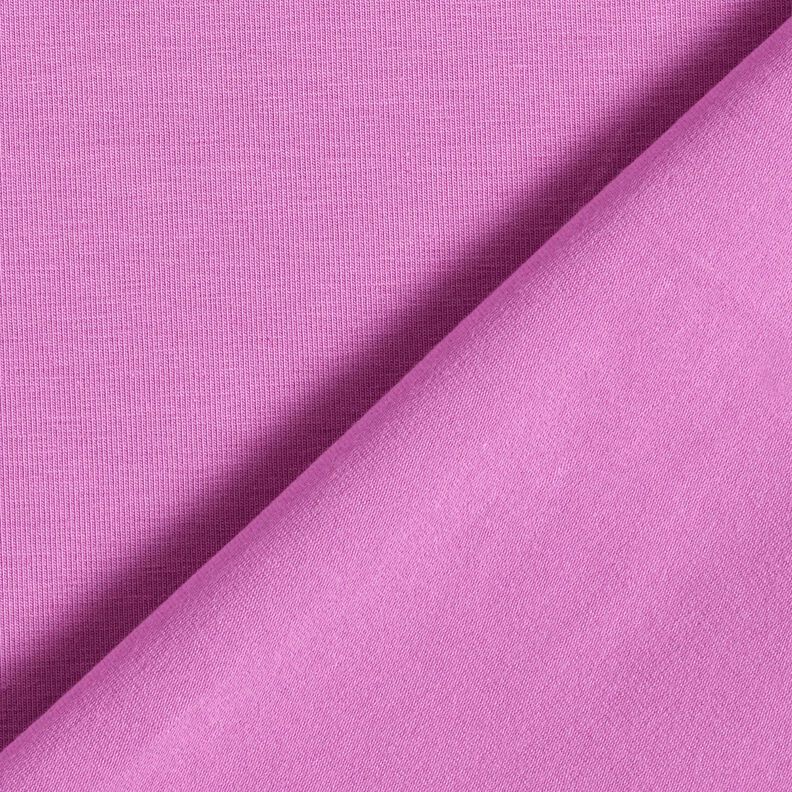 Jersey coton Medium uni – lilas rouge, image number 5