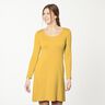 Jersey coton Medium uni – jaune soleil,  thumbnail number 6