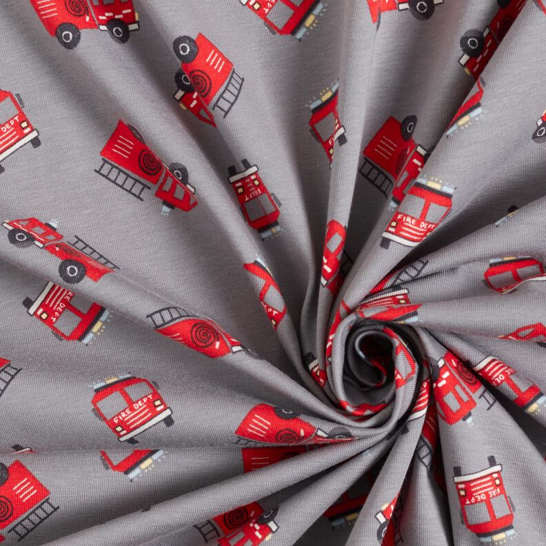 Jersey coton Pompiers – gris,  image number 3