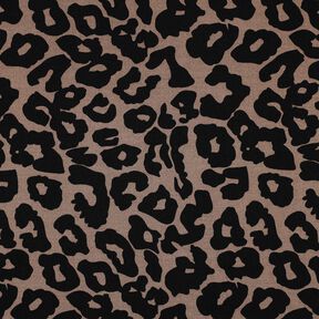 Viscose Stretch Léopard | Poppy Fabrics – marron, 