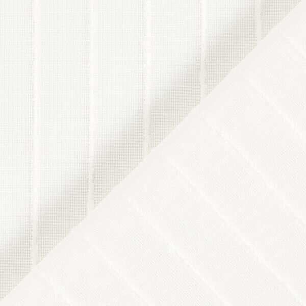 Tissu rideau larges rayures effet fil 300 cm – blanc,  image number 3