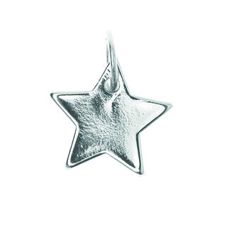 Pendentif Star [Ø10 mm] | Rico Design – argent, 
