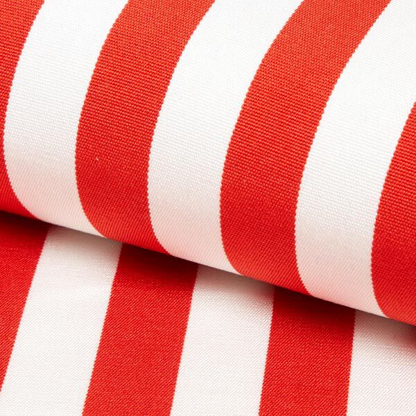 Extérieur Tissu pour chaise longue Rayures verticales, 44 cm – rouge,  image number 1