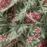 Tissu de décoration Semi-panama Fleurs de jasmin – pin foncé/rouge bordeaux,  thumbnail number 2