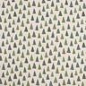 Tissu de décoration Semi-panama Sapins subtils – nature/vert,  thumbnail number 1