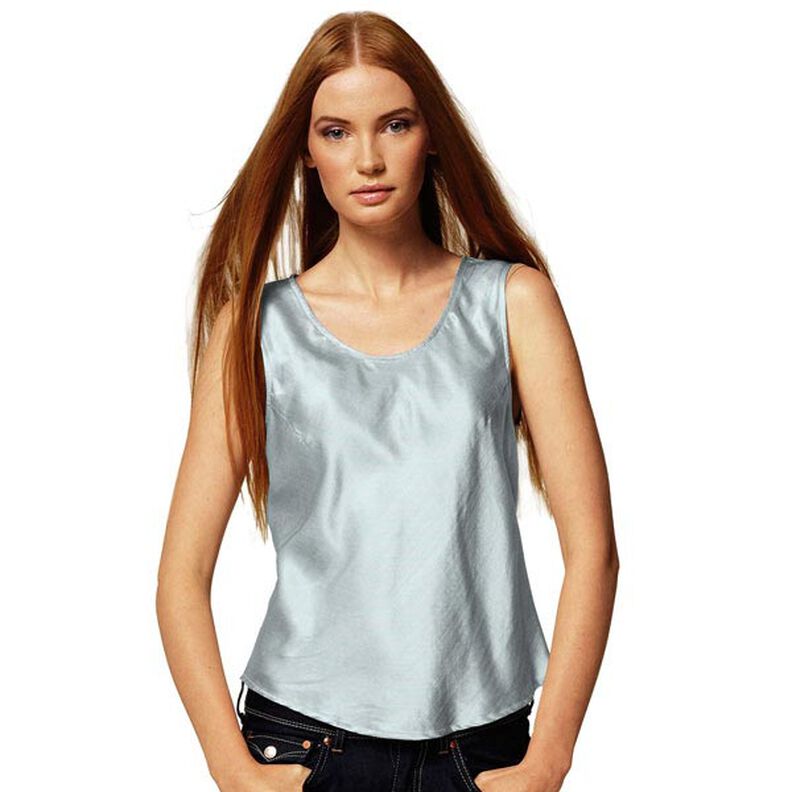 Stretch Satin – bleu clair,  image number 4