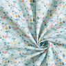 Popeline de coton bio Univers des palmiers – bleu bébé/menthe clair,  thumbnail number 3