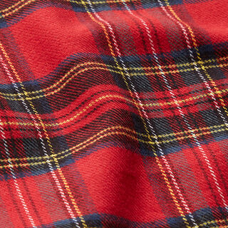 Flanelle de coton en tartan – rouge, 