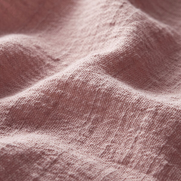 Tissu en coton Aspect lin – vieux rose,  image number 2