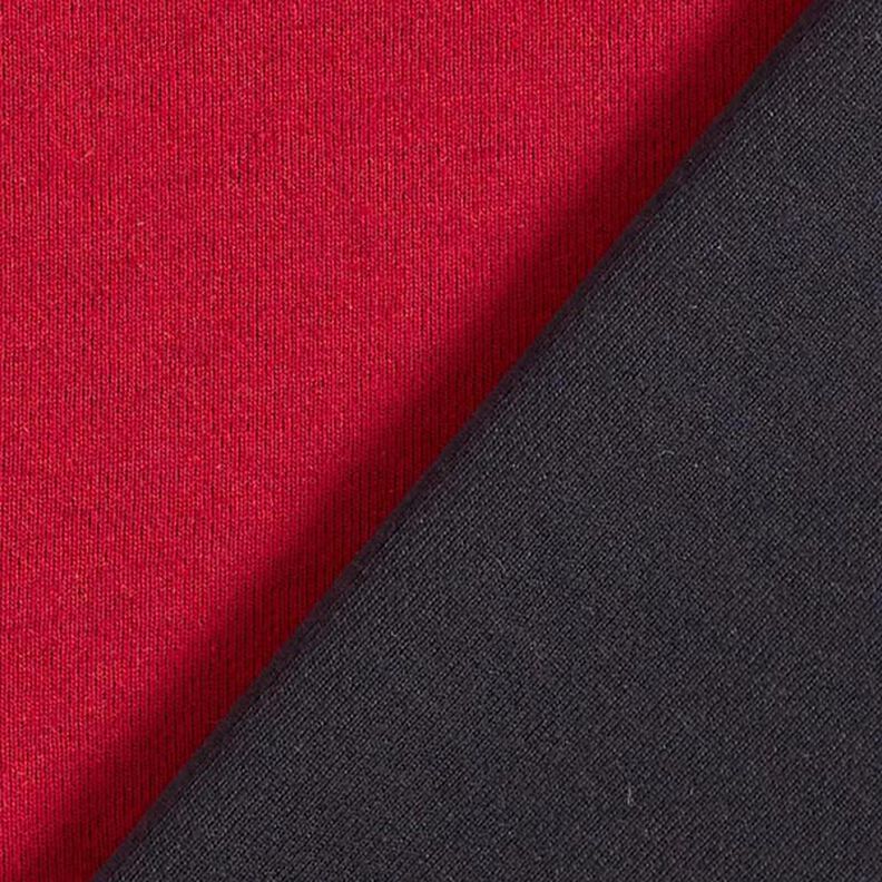 Jersey double face uni – carmin/bleu nuit,  image number 4