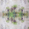 GOTS Jersey coton Mosaïques éparpillées | TCC x LOOKS by Wolfgang Joop – vert pomme/beige foncé,  thumbnail number 1
