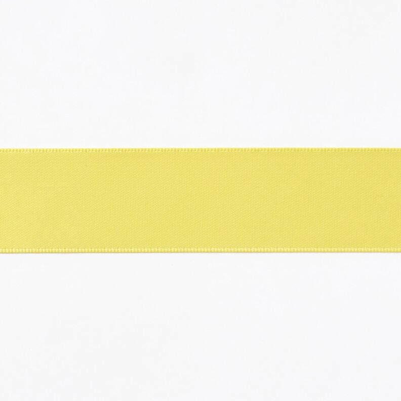 Ruban de satin [25 mm] – jaune citron,  image number 1