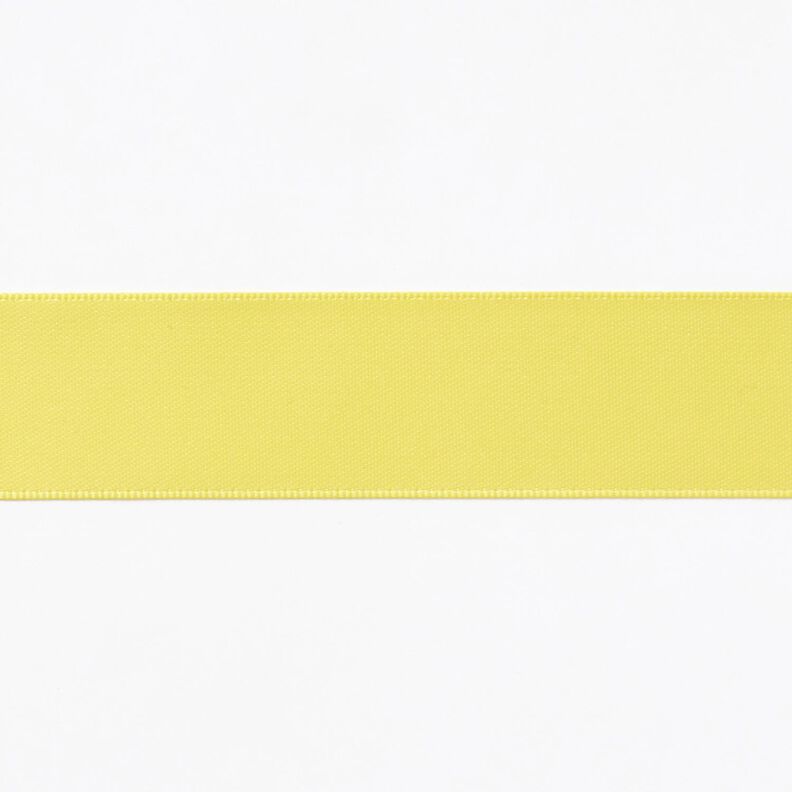 Ruban de satin [25 mm] – jaune citron,  image number 1