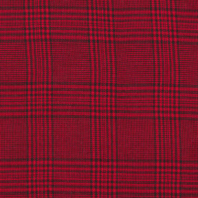 Tissu viscose Prince-de-galles – chili, 