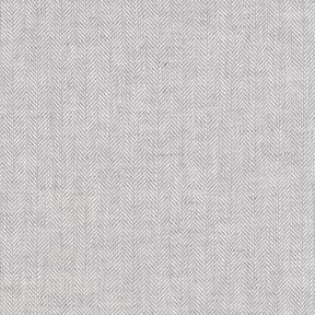 Mélange lin-coton chevron – argent, 