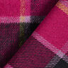 Tissu pour manteau Carreaux colorés – noir/baies,  thumbnail number 4