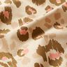 Popeline coton Motif léopard – amande/vieux rose,  thumbnail number 2