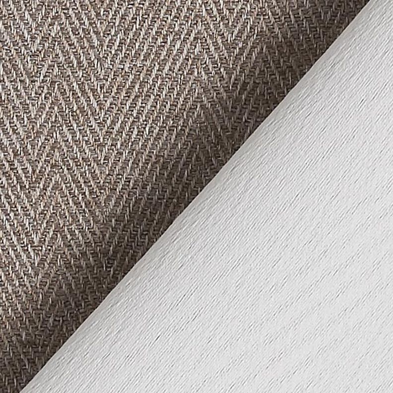 Tissu occultant Chevrons – taupe | Reste 50cm,  image number 4