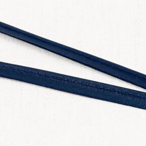 Satin Galon passepoil [10 mm] – bleu marine, 
