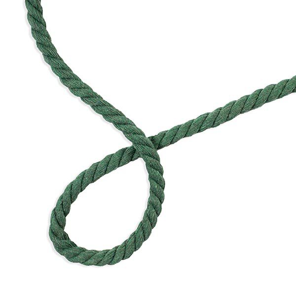 Cordelette en coton [ Ø 8 mm ] – vert,  image number 2