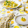 Tissu de décoration Semi-panama mini citrons – jaune/nature,  thumbnail number 6