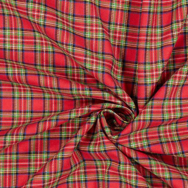 Flanelle coton Carreau écossais Glenside – chili,  image number 2