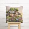 panneau décoratif Gobelin chalet romantique – beige clair/lavande,  thumbnail number 6