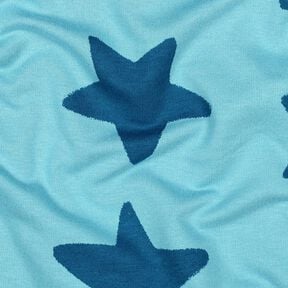 Sweat douillet Étoiles | Poppy Fabrics – bleu brillant/bleu océan, 
