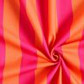 Tissu de décoration Semi-panama Grandes rayures – rose intense/orange,  thumbnail number 3