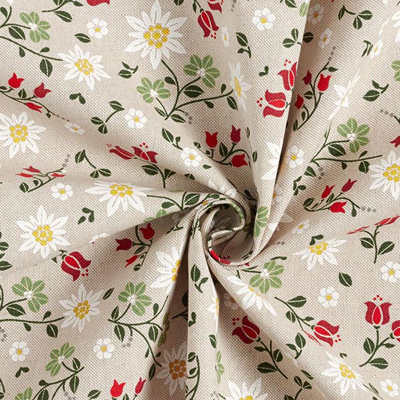 Tissu de décoration Semi-panama edelweiss – nature,  image number 3