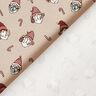 Jersey coton Têtes de lutins – amande,  thumbnail number 4