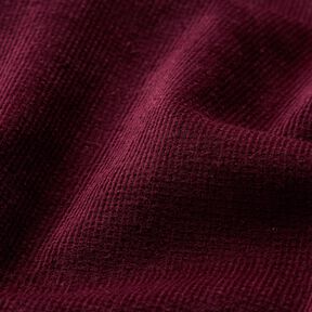 Velours à côtes fines stretch – rouge bordeaux, 