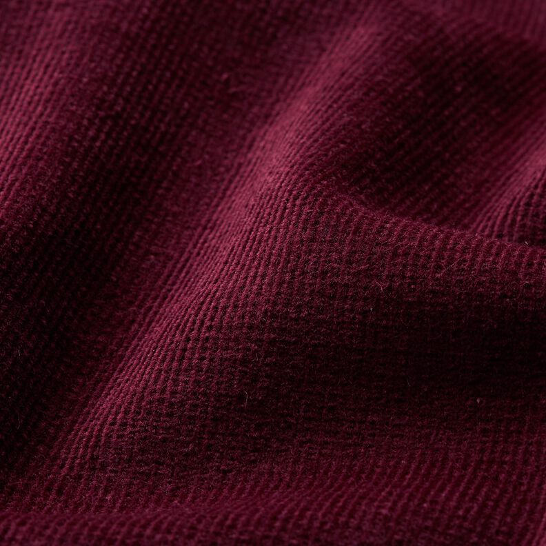 Velours à côtes fines stretch – rouge bordeaux,  image number 2