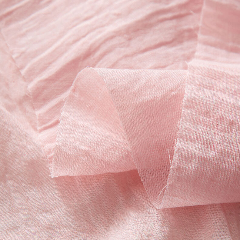 Voile mélangé froissé – rose clair,  image number 3