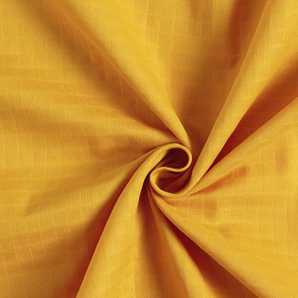 Tissu double gaze de coton Carreaux Double face – jaune curry,  image number 1