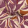Jersey viscose vagues abstraites – aubergine/vieux rose clair,  thumbnail number 3