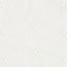 Dentelle brodée Fleurs aux bords festonnés – blanc,  thumbnail number 1