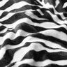 Imitation Fourrure d'Animal zèbre – noir/blanc,  thumbnail number 2