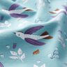 Jersey coton Petits oiseaux – bleu pigeon,  thumbnail number 2