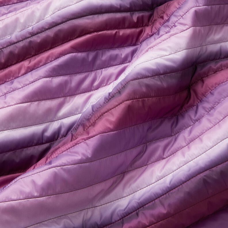 Tissu matelassé léger dégradé de couleurs – lavande, image number 2