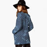 Tissu chambray matelassé Ancre en batik – bleu jean,  thumbnail number 7